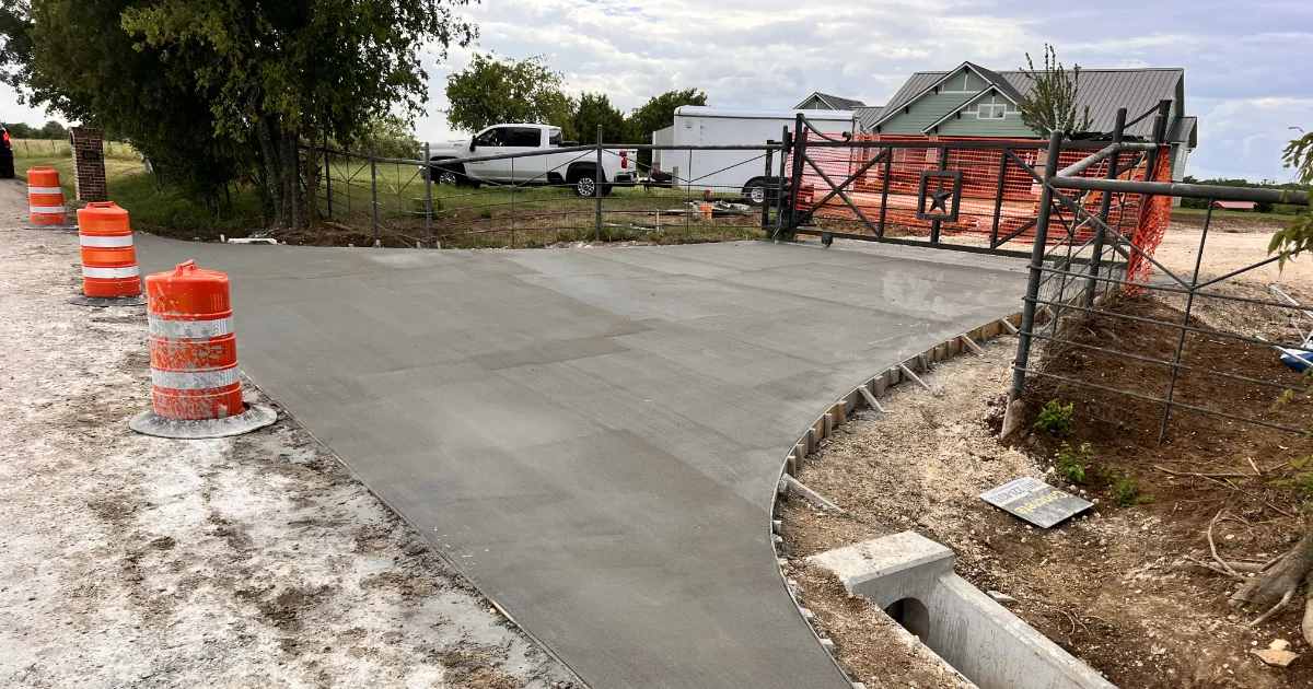 Concrete Approaches and Sidewalks